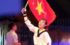 2015年跆拳道国际锦标赛：越南选手张氏金玄夺金
