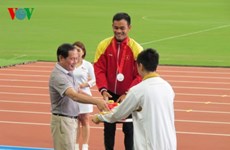 第八届东南亚残运会：越南体育代表队在排行榜上跃居第三