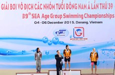 第39次东南亚青少年各年龄组游泳锦标赛落下帷幕