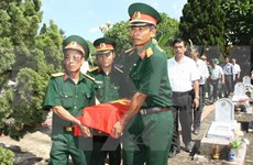 越南继续着重展开烈士遗骸搜寻归宿工作
