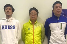 河内市公安以信用卡诈骗罪逮捕3名韩国籍嫌犯人