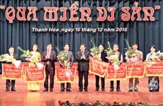 越南7省市联合国教科文组织非物质文化遗产聚集清化省