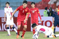 越南U23足球队与日本大阪塞雷佐足球队以2比2战平