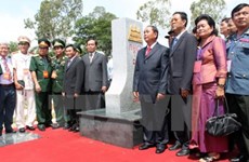 越南总理和柬埔寨首相将出席越柬陆地边界界碑落成典礼