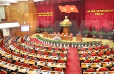 越共十一届中央委员会第十三次会议最后一天的新闻公报
