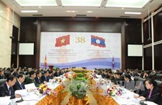 越老越政府间联合委员会第38次会议在老挝万象召开