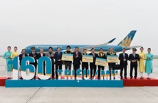 越南国家航空总公司迎来第1.6亿名乘客