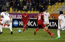 2016年U23亚洲杯：越南队以1比3输给约旦队