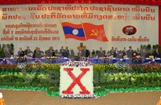 老挝人民革命党第十次全国代表大会标志着该党强劲发展的里程碑