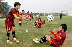 越南、韩国、中国和墨西哥队进行友谊赛