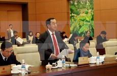 越南国会常委会就国家主席2011~2016年任期工作总结报告草案提出意见
