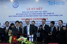 越南科学技术部与芬兰国家技术创新局签署合作备忘录