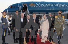 越南国家主席张晋创开始对伊朗进行国事访问