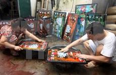 越南磨漆民间艺术将申请列入UNESCO人类非物质文化遗产代表作名录
