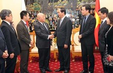 越南公安部长陈大光大将会见日本首相高级顾问饭岛勋