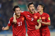 2018年世界杯亚洲区预选赛：越南队4比1战胜中国台湾队