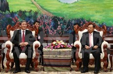 越南高级代表团对老挝进行正式访问