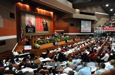 古巴领导人劳尔·卡斯特罗再次当选古共中央第一书记