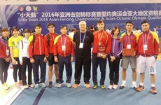 2016年亚洲击剑锦标赛：越南队获得两枚铜牌