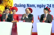 越南政府总理阮春福出席南会安休闲度假区动工仪式