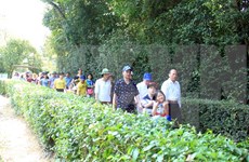 4·30和5·1假期宜安省胡伯伯故乡吸引游客量猛增