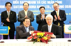 越南西贡商信银行与日本三家银行签署拓展客户群的谅解备忘录