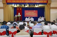 中部-西原地区16个省市选举工作交班会在林同省召开