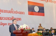 老挝建国阵线第十次全国代表大会圆满落幕