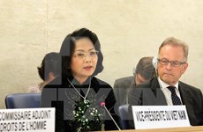 越南国家副主席邓氏玉盛出席联合国人权理事会第32次会议
