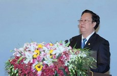越南友好组织联合会主席会见越南驻外新任大使和代表机构首席代表