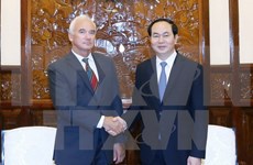 越南国家主席陈大光会见白俄罗斯驻越南大使