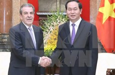 越南国家主席陈大光会见智利前总统爱德华多