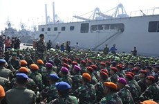 印尼同马来西亚进行联合军演