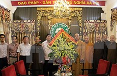 越南政府宗教委员会领导向越南佛教协会教职人员致以盂兰盆节的祝福