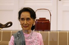 缅甸联邦共和国国务资政昂山素季启程对中国进行正式访问