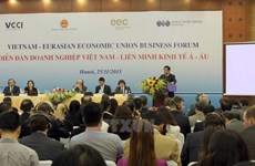 越南与欧亚经济联盟自贸协定将从10月5日起正式生效