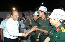越南政府总理阮春福视察大峰隧道项目