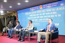 越南政府副总理郑廷勇出席在俄罗斯举行的越南企业家论坛