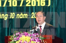 越南国家主席陈大光出席代国家主席黄促抗诞辰140周年纪念典礼