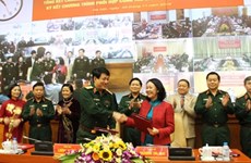 越共中央民运部与越南人民军总政治局配合开展民运工作