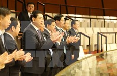 第十四届国会第二次会议：中国党和国家高级代表团旁听大会