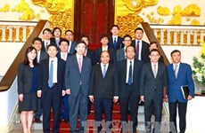 越南领导人会见来访的韩国外长