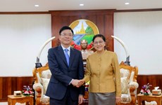 越老建交55周年：老挝国会主席高度评价越老司法合作取得的成果