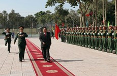 老挝人民革命党中央总书记、国家主席本扬•沃拉吉访问乂安省（组图）