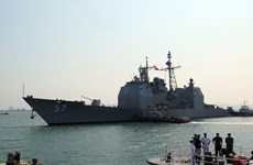 美国海军编队访问越南岘港（组图）