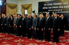 党和国家领导及国际友人吊唁越南前政府总理潘文凯（组图）