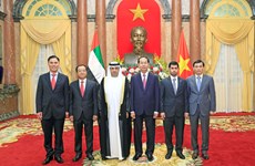 越南国家主席陈大光接受三国新任驻越大使递交国书（组图）