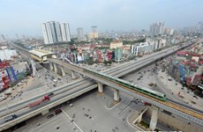 越南河内吉灵—河东线城铁项目开始全线试运行（组图）