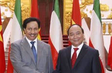 科威特首相谢赫圆满结束对越南的正式访问