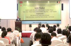 比利时协助越南中部沿海省份采取应对干旱的长效措施